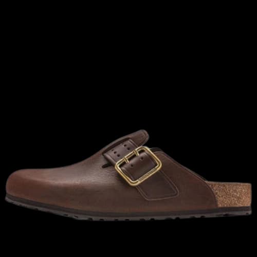 Birkenstock Boston Bold Leather Narrow Fit 'Roast'