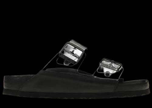 Birkenstock Arizona Transparent Manolo Blahnik Black