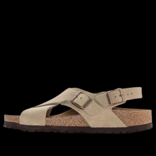 Birkenstock Tulum Suede Leather 'Taupe' (Women's)