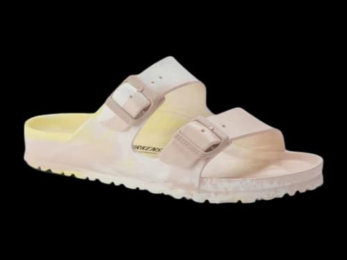 Birkenstock Unisex Arizona Essentials Slide-On Sandal Multi Popcorn (Narrow Fit)