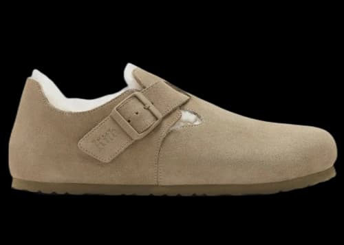 Birkenstock London Shearling Kith Faded Khaki