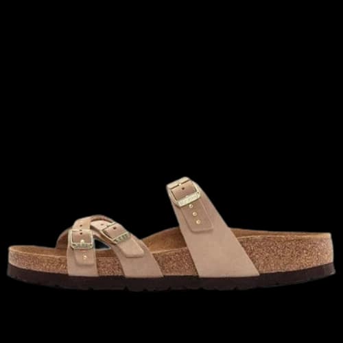 Birkenstock Franca Soft Footbed Nubuk Leather Narrow Fit 'Sandcastle' (Women's)