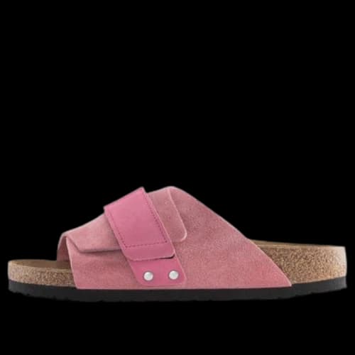 Birkenstock Kyoto Nubuck Leather/Suede Narrow Fit 'Candy Pink' (Women's)