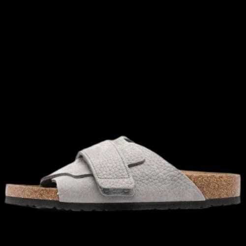 Birkenstock Kyoto Nubuk Leather ' Desert Buck Whale Gray'