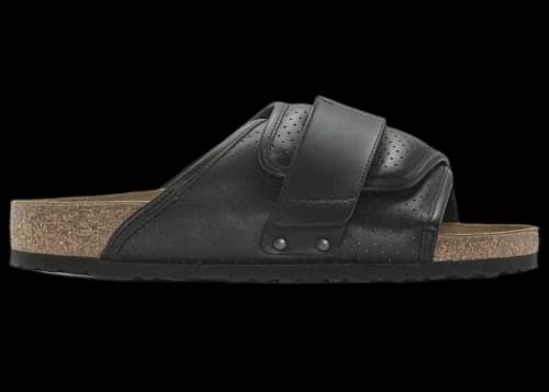 Birkenstock Kyoto Padded Leather Puff Pack Black