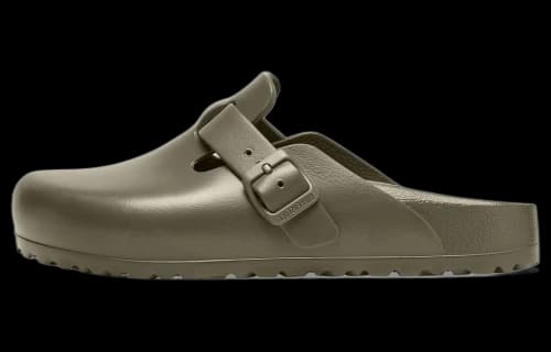 Birkenstock Boston Essentials EVA Closed Toe Slippers Unisex Green Regular