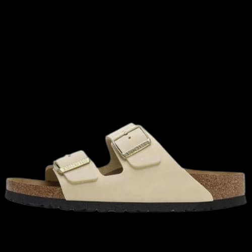 Birkenstock Arizona Nubuk Leather Sandals 'Ecru' (Women's)