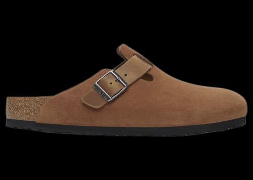 Birkenstock Boston Mixed Leather Cognac