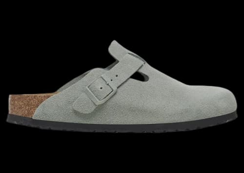 Birkenstock Boston Soft Footbed Suede Pure Sage
