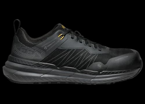 Keen Speedworks Carbon Toe Work Sneaker Black Steel Grey