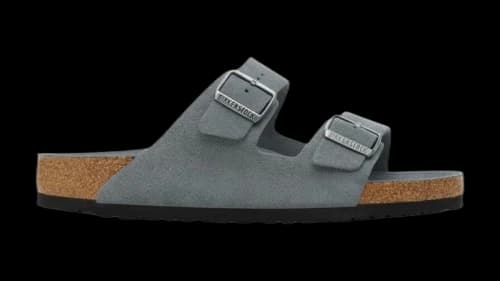 Birkenstock Arizona Soft Footbed Suede Leather Dark Tea Tonal