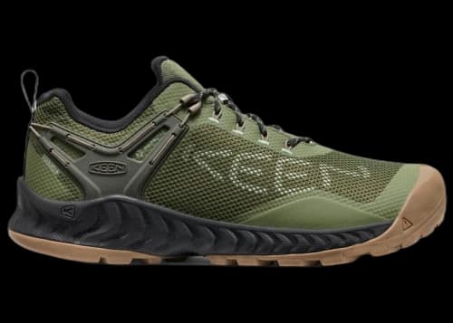 Keen NXIS EVO Waterproof Shoe Bronze Green Brindle