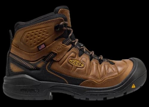 Keen Targhee IV Waterproof Soft Toe Work Boot Belgian Black