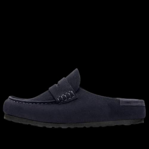 Birkenstocks Naples Wrapped Suede Nubuck 'Midnight Blue'