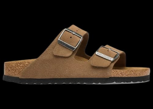 Birkenstock Arizona Suede Leather Dark Tea