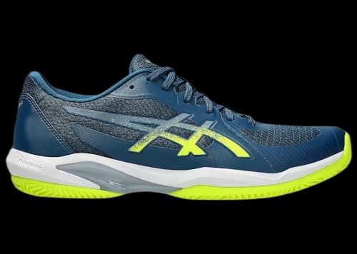ASICS Solution Swift FF 2 Clay Court Mako Blue Safety Yellow