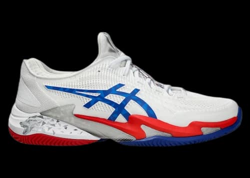 ASICS Court FF 3 Novak Clay Paris White Asics Blue