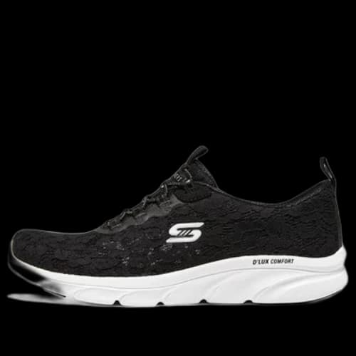 Skechers D'Lux Comfort Shoes 'Black' (Women's)