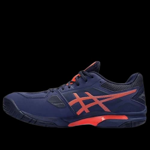 ASICS Prestigelyte 4 OC Tennis Shoes 'Peacoat Flash Coral '