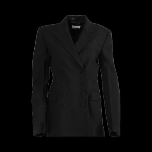 Dries Van Noten Double Breasted Tailored Blazer 'Black'