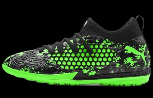 PUMA Future 19.3 Netfit TT M Soccer Shoes Black/Green