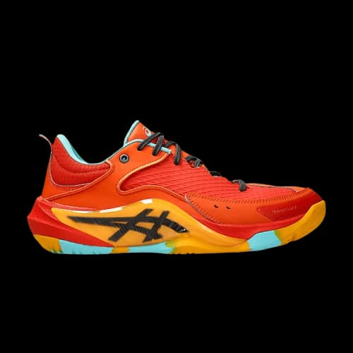 ASICS UNPRE ARS 3 Comfortable Low top Basketball Shoes Unisex Orange Black