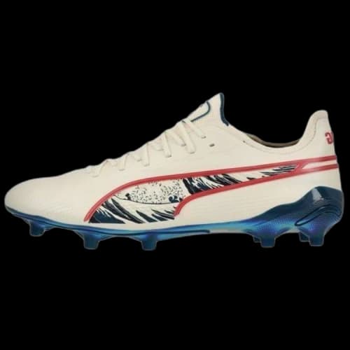 PUMA x Unisport King Ultimate FG 'Cream White Red'