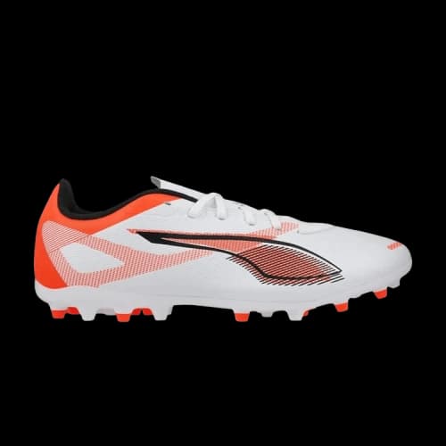 PUMA Ultra 5 Play Abrasion Resistant Soccer Shoes Men's White Red