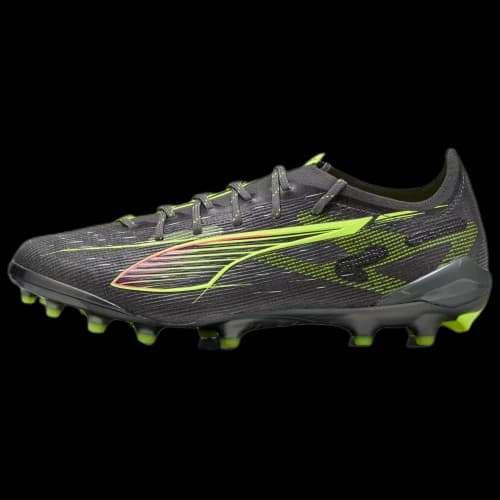 PUMA ULTRA 5 ULTIMATE AG Artificial Ground Soccer Shoes Men's Silver Yellow