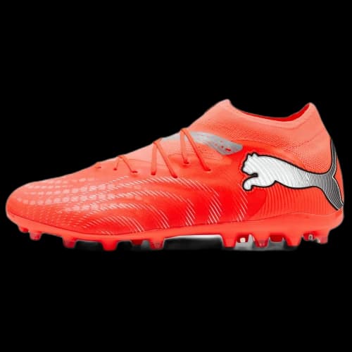 PUMA Future 9 MG Multi Ground Lightweight Soccer Shoes Unisex Orange Red
