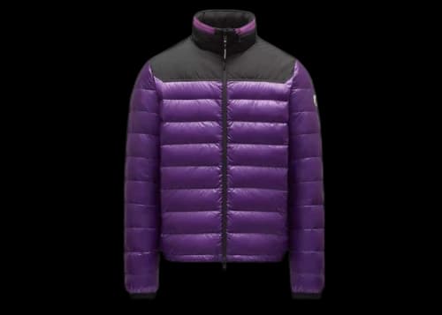 Moncler Silvere Short Down Jacket Purple