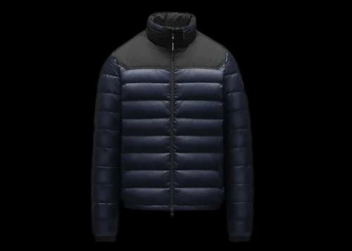 Moncler Silvere Short Down Jacket Navy Blue