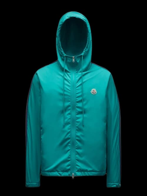 Moncler Hattab Rain Jacket Dynasty Green/Red/Navy