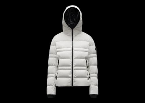 Moncler Women's Tharon Short Down Jacket Optical White