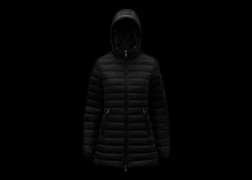 Moncler Women's Ments Short Down Jacket Black