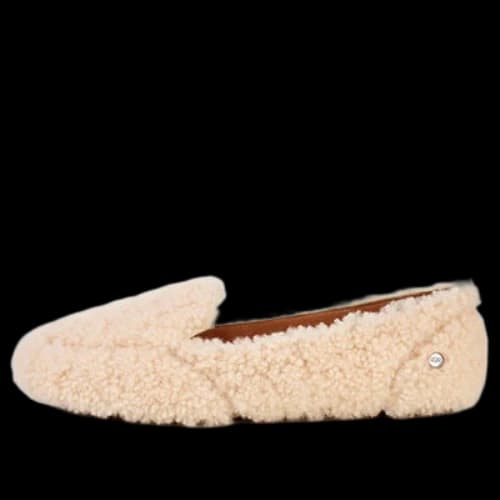 UGG Hailey Fluff Loafer Slip-On 'Natural' (Women's)