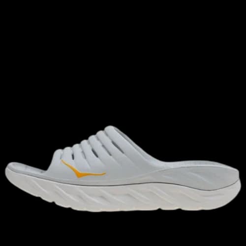 HOKA ONE ONE Recovery Slide2 'Lunar Rock Radiant Yellow'