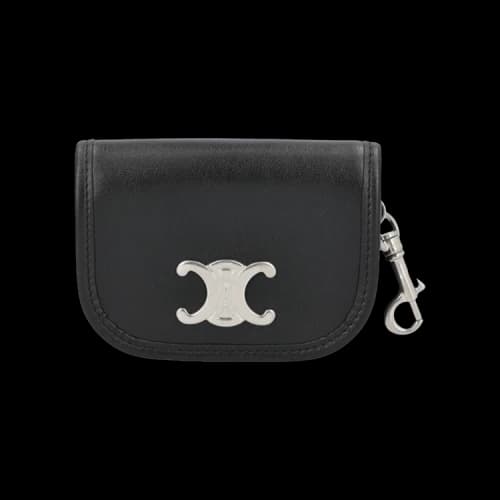 CELINE Nano Besace Triomphe Key Holder 'Black'