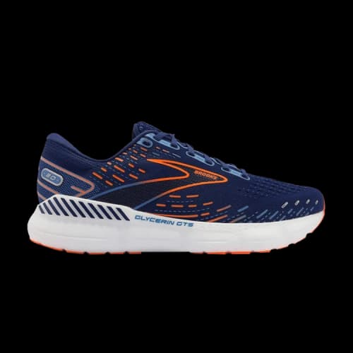 Brooks Glycerin GTS 20 2E Wide 'Blue Depths Orange'