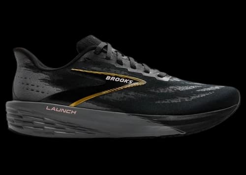 Brooks Launch 11 Black Grey Gold