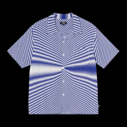 Stussy Psychedelic Check Shirt 'White'