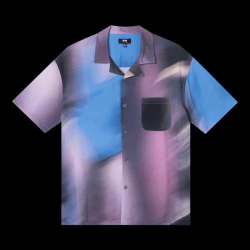 Stussy Motion Pattern Shirt 'Blue'