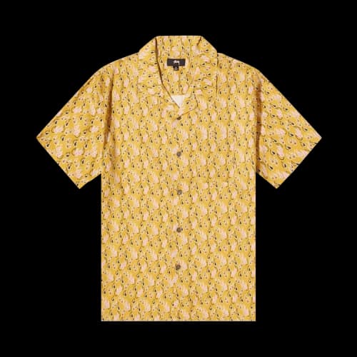 Stussy Paisley Tears Shirt 'Yellow'