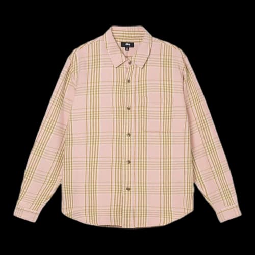 Stussy Laguna Plaid Shirt 'Pink'