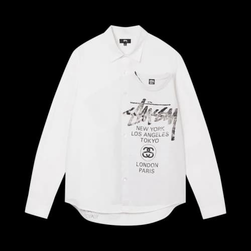 Stussy World Tour Shirt 'White'