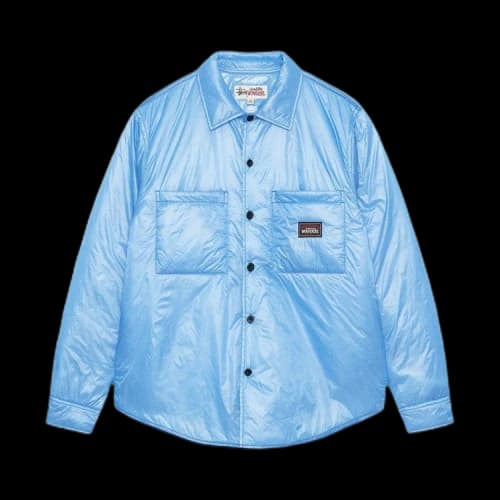 Stussy Fatigue Overshirt Nylon Jacket Blue