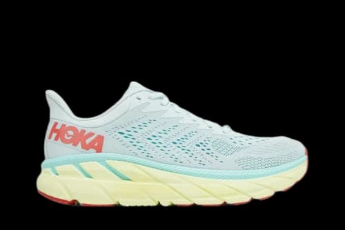 Hoka Clifton 7 'Morning Mist Hot Coral' (Women's)