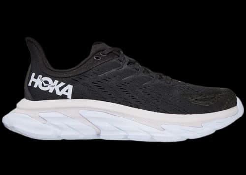Hoka One One Clifton Edge Black White