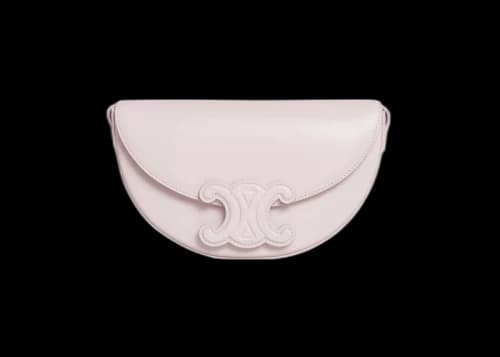 Celine Besace Cuir Triomphe in Smooth Calfskin Light Pink