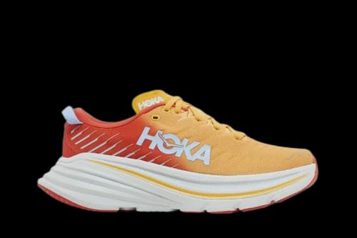 Hoka Bondi X 'Fiesta Amber Yellow'